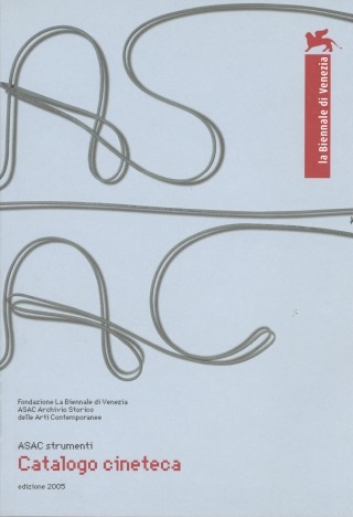 Copertina  Catalogo cineteca